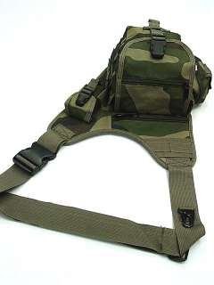 Tactical SWAT Utility Shoulder Bag Pouch Camo Woodland  