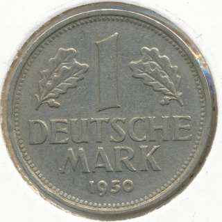 GERMANY, Federal Republic   1950 G, 1 Mark   KM# 110  