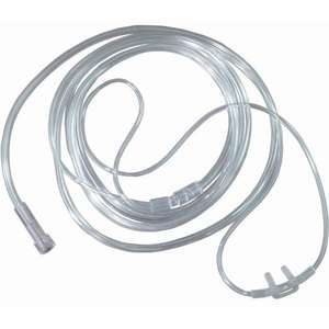 7FT Adult Curved Tip Soft Nasal Oxygen Cannula  