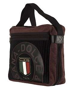Dolce & Gabbana Canvas Logo Messenger Bag  