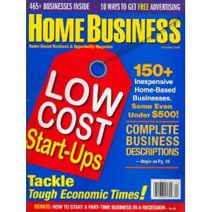   Business, December 2008 Issue Editors of HOME BUSINESS Magazine