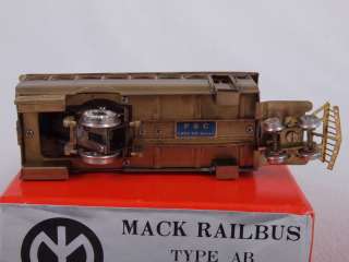 PSC HOn3 Brass Mack Railbus Rail Bus Type AB PCS #15276  