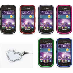   Samsung i110 ILLUSION Rubberized Case with Heart Charm  Overstock