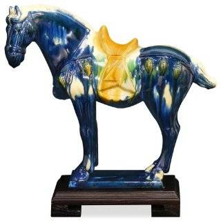 Porcelain Tang Dynasty Horse Statue