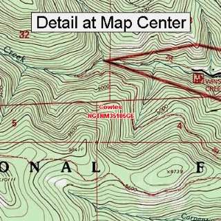   Topographic Quadrangle Map   Cowles, New Mexico (Folded/Waterproof