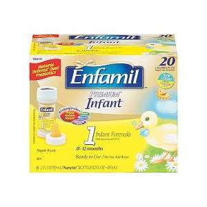 Enfamil Premium Infant Formula Nursette, Ready To Feed, With Iron. 2 