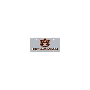  Auburn Tigers 2004 SEC Champions Silver Mirror License 