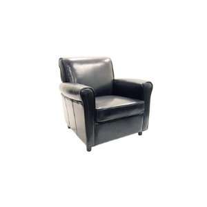  Wholesale Interiors Full Leather Club Chair: Home 