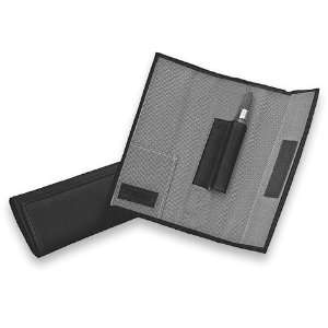  Libelle Leather Black Velcro Pen Pouch (2 pens) Accessory 
