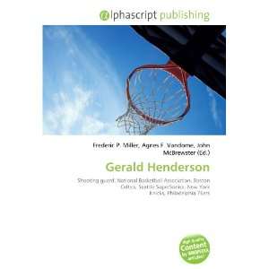  Gerald Henderson (9786132793591) Books