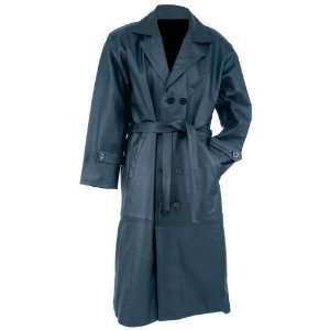  Rocky Mountain Hides Solid Cowhide Trench Coat  XL 
