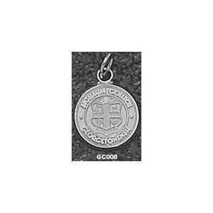 Georgetown College Tigers Seal 1/2 Charm   Sterling Silver Jewelry