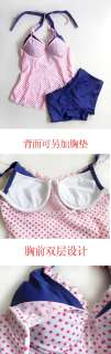 Hot sell 2 PCS Halter Padded Tankini Swimsuit  