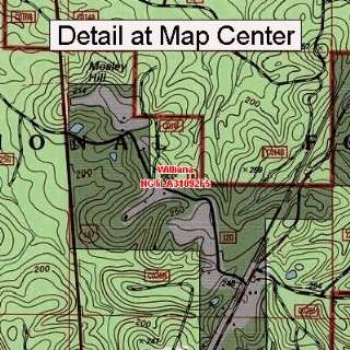  Topographic Quadrangle Map   Williana, Louisiana (Folded/Waterproof