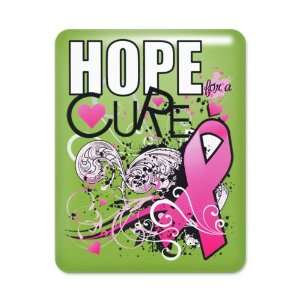  iPad Case Key Lime Cancer Hope for a Cure   Pink Ribbon 