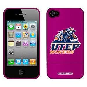  UTEP Mascot on Verizon iPhone 4 Case by Coveroo  