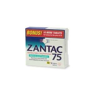  Zantac 75 Acid Reducer, Ranitidine Tablets, Bonus Size 30 