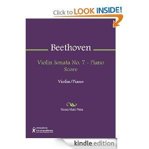 Violin Sonata No. 7   Piano Score Sheet Music Ludwig van Beethoven 