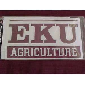  Eastern Kentucky Colonels Eku Agriculture Decal: Sports 