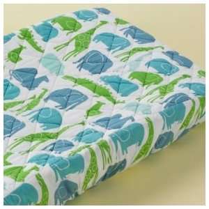    Baby Changing Pad Cover: Baby Light Blue Zoo Pad Cover: Baby