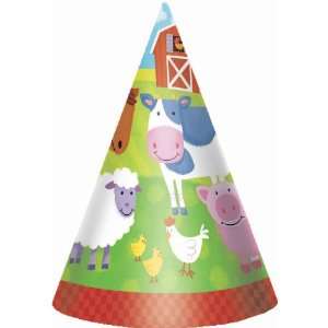  Barnyard Fun Cone Hats: Toys & Games