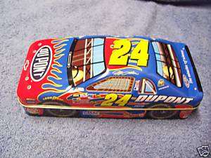 NASCAR Collectible Tin #24 Jeff Gordon 7 3/4 X 3 3/4  