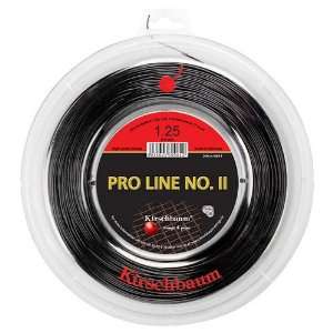  Pro Line II 17 1.25 660 Black Kirschbaum Tennis String Reels 