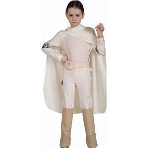  Star Wars Padme Amidala Costume Deluxe Girl   Medium: Toys 