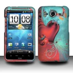  Hard Rubber Feel Plastic Design Case for HTC Inspire 4G / Desire HD