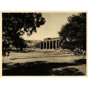  1929 Thebes Luxor Egypt Photogravure Ramesseum Ramesses 