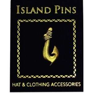  Hawaiian Island Hat or Lapel Pin Fish Hook Kitchen 
