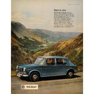   Ad Wolseley 1300 Mk II Blue British Car Automobile   Original Print Ad