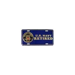  US Navy Retired License Plate: Automotive