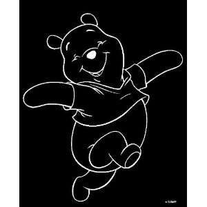  Winnie the pooh white dancing die cut vinyl decal sticker 
