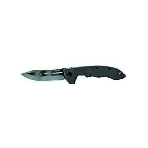  Emerson CQC 8 folding Knife Black T Combo Mod Spear Point 