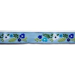   Jacquard Ribbon Trim White Blue Dk Blue .5 Inch: Arts, Crafts & Sewing