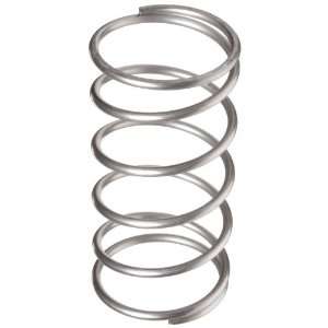  Spring, 302 Stainless Steel, Inch, 1.225 OD, 0.085 Wire Size, 0 
