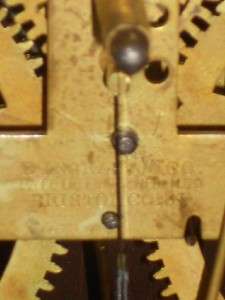 Old Antique E.Ingraham Rose Wood Wall Clock Circa 1881 (Dew Drop) 100% 