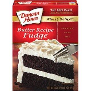 Duncan Hines Signature Fudge Butter Recipe Cake Mix, 16.5 Oz. Boxes 