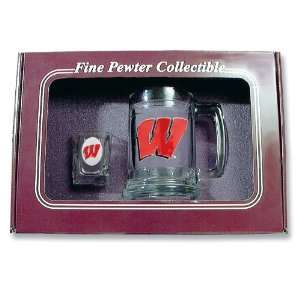  University of Wisconsin Shot Glass and Mug Set Jewelry