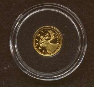 2010 Canada $1 Caribou Gold Coin  