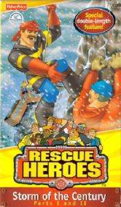 RESCUE HEROES Storm of the Century Part 1 & 2 VHS 012236146711  