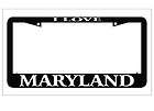 Love Maryland MD State License Plate Frame Car Tag