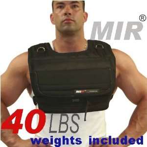    40Lbs MIR2 Exercise Adjustable Weighted Vest