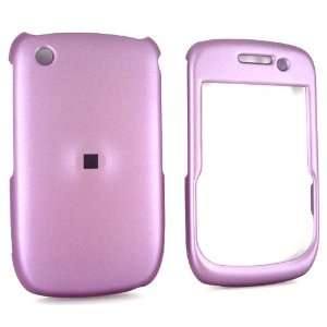  For Blackberry Curve 8520 Rubber Hard Case Lt Purple 