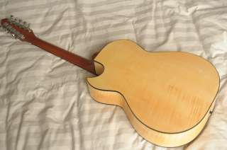 LOVELY Custom made Jimmy Moon 8 string acoustic guitar + ossc flame No 