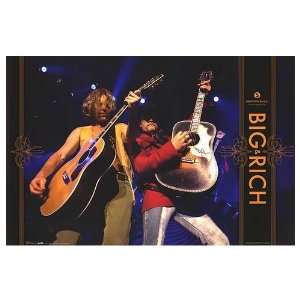  Big and Rich Music Poster, 34 x 22.25