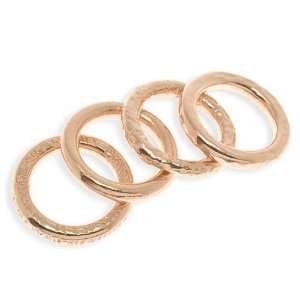   Pink Bronze Gold plated, form Wedding ring, weight 26.6 grams: Jewelry