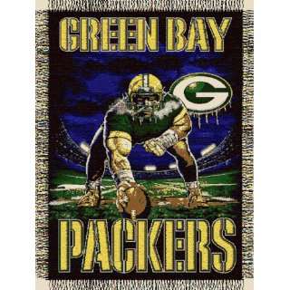  Green Bay Packers NFL 48x60 3 Point Stance Throw Blanket 