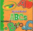 crayola my first book of abc s board book age 2  